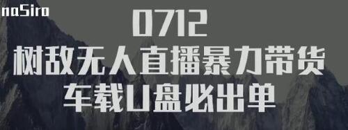 树敌‮习研‬社抖音无人直播暴力带货车载U盘必出单，单号单日产出300纯利润-圆梦资源网