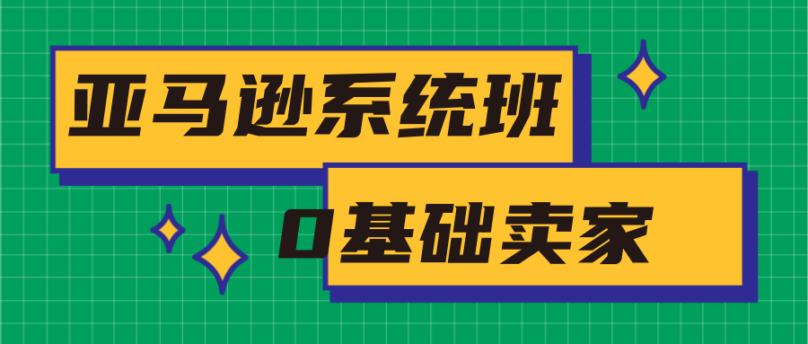 亚马逊系统班，专为0基础卖家量身打造，亚马逊运营流程与架构-圆梦资源网