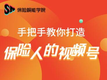 保险视能学院：手把手教你打造保险人的视频号【视频课程】-圆梦资源网