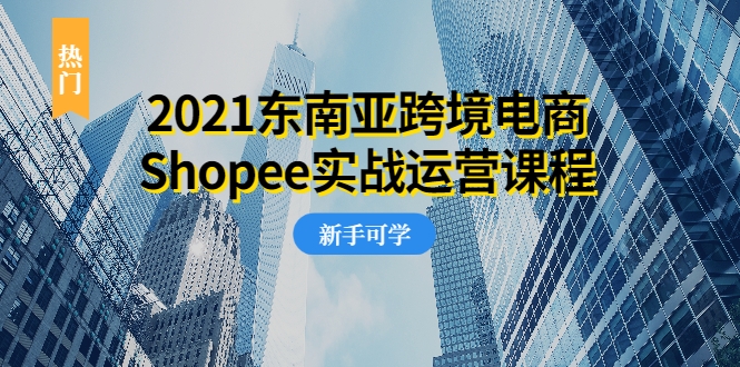 2021东南亚跨境电商Shopee实战运营课程，0基础、0经验、0投资的副业项目-圆梦资源网