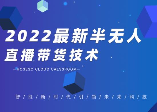 禾兴社·2022最新抖音半无人直播带货技术及卡直播广场玩法，价值699元-圆梦资源网
