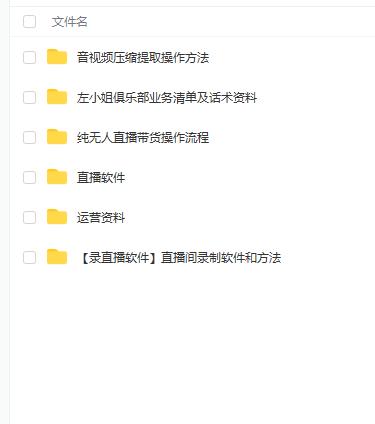 左小姐-直播带货俱乐部十三行、无人直播，全套教程附：工具、文档、话术资料-圆梦资源网
