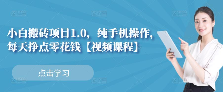 小白搬砖项目1.0，纯手机操作，每天兼职挣点零花钱-圆梦资源网