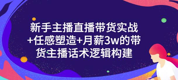 一群宝宝·新手主播直播带货实战+信任感塑造+月薪3w的带货主播话术逻辑构建-圆梦资源网