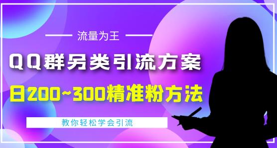 价值888的QQ群另类引流方案，半自动操作日200~300精准粉方法【视频教程】-圆梦资源网