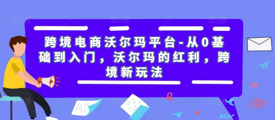 跨境电商沃尔玛平台-从0基础到入门，沃尔玛的红利，跨境新玩法-圆梦资源网