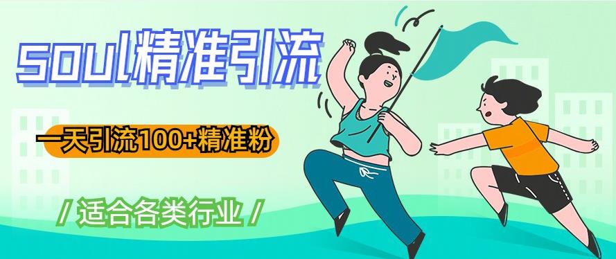 soul精准引流系列课程，一天引流100+精准粉，适合各类行业-圆梦资源网