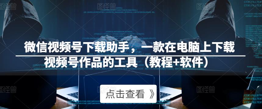 微信视频号下载助手，一款在电脑上下载视频号作品的工具（教程+软件）-圆梦资源网