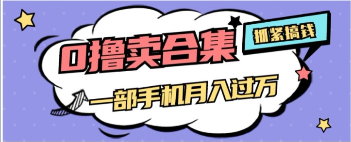 0撸项目月入过万，售卖全套ai工具合集，一单29.9元，一部手机即可【揭秘】-圆梦资源网