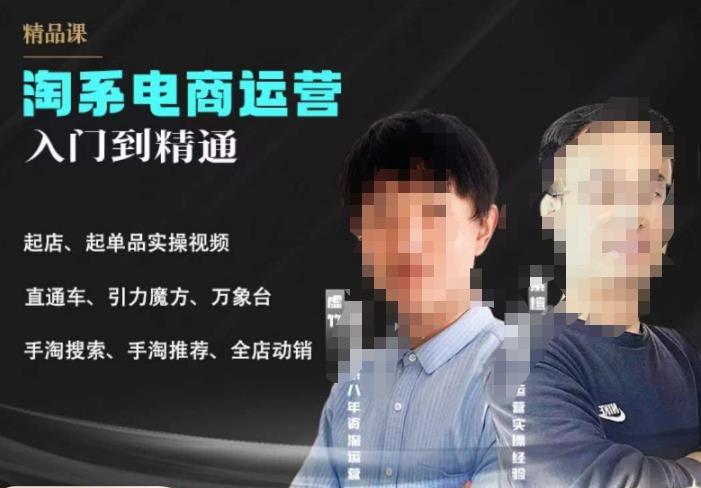2023手淘搜索实操课+体系化课程，​起店起单品实操视频课程-圆梦资源网