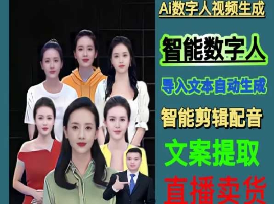 伍老师Ai数字人快速剪辑制作以及变现视频课-圆梦资源网