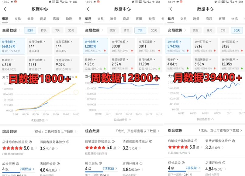 拼多多虚拟电商训练营月入30000+你也行，暴利稳定长久，副业首选-圆梦资源网