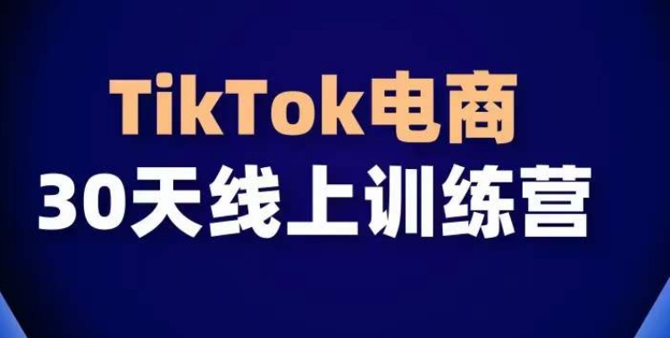 TikTok电商带货30天线上课，不可错过的全球流量洼地！-圆梦资源网