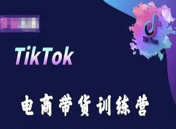 TikTok电商带货训练营，跟随时代潮流，跨境掘金-圆梦资源网