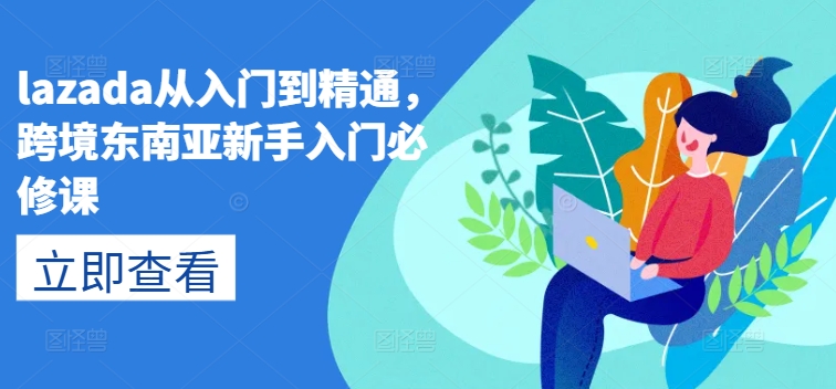 lazada从入门到精通，跨境东南亚新手入门必修课-圆梦资源网
