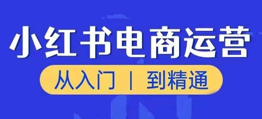小红书电商运营课，从入门到精通，带你抓住又一个赚钱风口-圆梦资源网