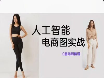 人工智能SD电商图实战，ai绘图0基础到精通-圆梦资源网