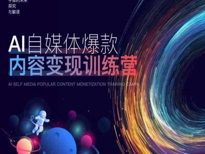 AI自媒体爆款内容变现训练营，20%底层逻辑，60%实操方法，20%案例拆解(即学即用)-圆梦资源网