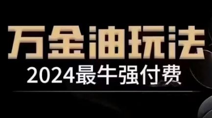 2024最牛强付费，万金油强付费玩法，干货满满，全程实操起飞-圆梦资源网