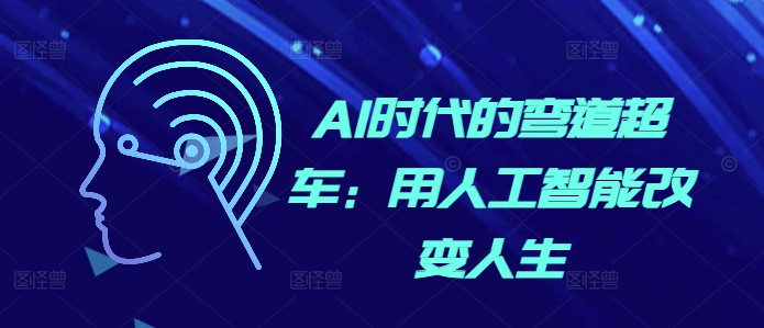 AI时代的弯道超车：用人工智能改变人生-圆梦资源网