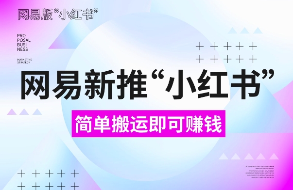 网易官方新推“小红书”，搬运即有收益，新手小白千万别错过(附详细教程)【揭秘】-圆梦资源网