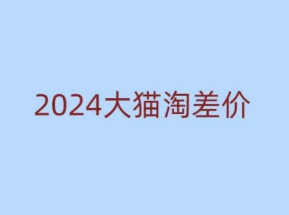 2024版大猫淘差价课程，新手也能学的无货源电商课程-圆梦资源网