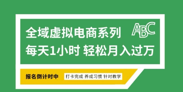 全域虚拟电商变现系列，通过平台出售虚拟电商产品从而获利-圆梦资源网