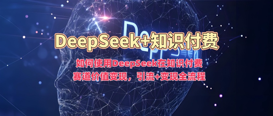 如何使用DeepSeek在知识付费赛道价值变现，引流+变现全流程-圆梦资源网