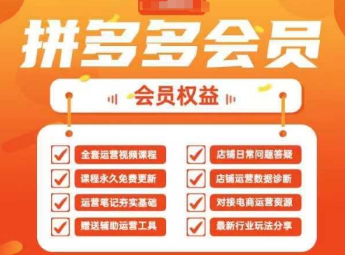 2025拼多多运营实战课，40节全流程教学，覆盖拼多多运营全链路-圆梦资源网