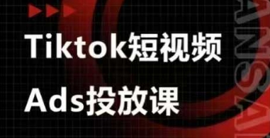 Ads视频投放课，tiktok短视频广告投放课-圆梦资源网