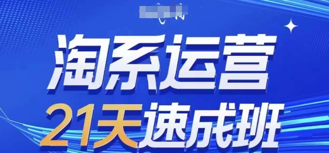 淘系运营21天速成班(更新25年3月)，0基础轻松搞定淘系运营，不做假把式-圆梦资源网