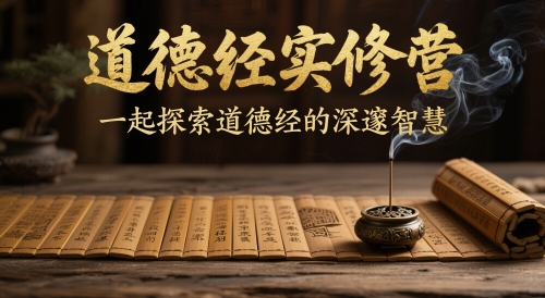 道德经实修营，一起探索道德经的深邃智慧-圆梦资源网