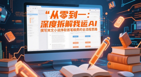从零到一：深度拆解我运用AI撰写爽文小说挣取首笔稿费的全流程思路-圆梦资源网