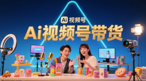 风口已至！AI视频号带货轻松月入过1W，99%的普通人却卡在内容制作门槛-圆梦资源网