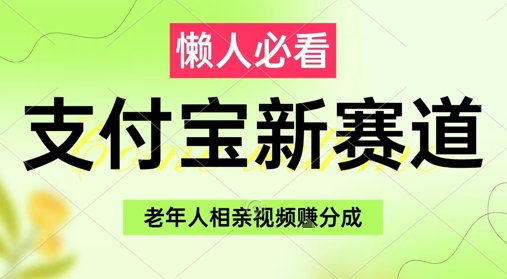 支付宝新赛道，利用老年人相亲视频，挣分成收益，轻松月入过W，操作简单-圆梦资源网