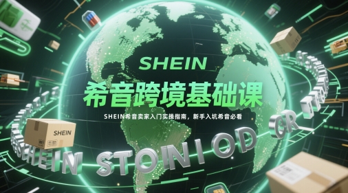 希音跨境基础课，SHEIN希音卖家入门实操指南，新手入坑希音必看-圆梦资源网