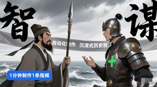 扣子工作流一键生成沉浸式历史故事，一天工作量，3分钟搞定-圆梦资源网