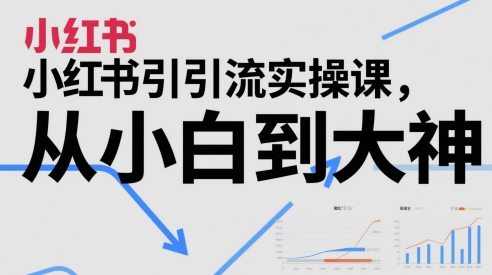 小红书引流实操课，从小白到大神-圆梦资源网