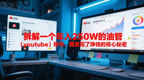 付费文章：拆解一个年入250W的油管（youtube）账号，我发现了挣钱的核心秘密-圆梦资源网