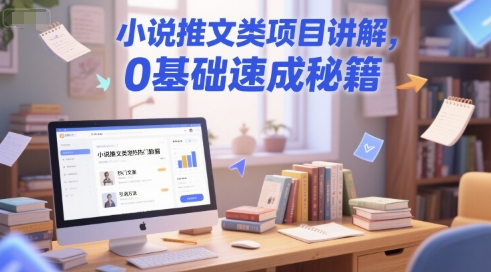 小说推文类项目讲解，0 基础速成秘籍-圆梦资源网