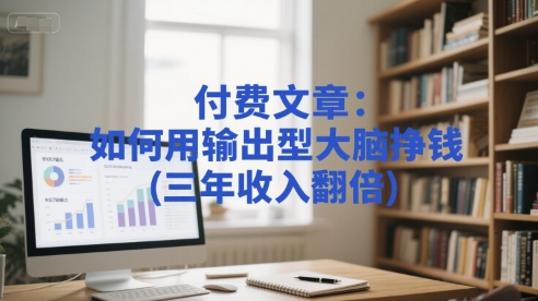 付费文章：如何用输出型大脑挣钱(三年收入翻倍)-圆梦资源网