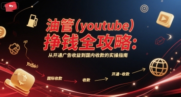 油管(youtube)挣钱全攻略：从开通广告收益到国内收款的实操指南-圆梦资源网