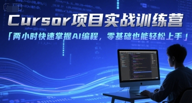 Cursor项目实战训练营，两小时快速掌握AI编程，零基础也能轻松上手-圆梦资源网