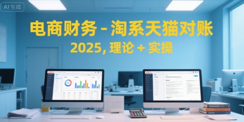 电商财务-淘系天猫对账2025，理论+实操-圆梦资源网