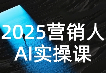 2025营销人Al实操课，AI营销抢跑实战，从Prompt到方案，效率碾压同行-圆梦资源网