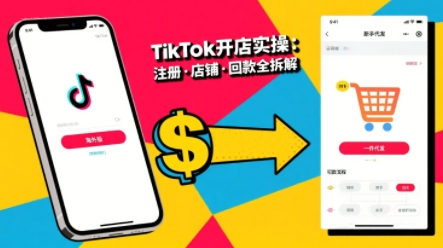 TikTok从开店到投流的进阶课，从基础实操到高阶技巧一网打尽-圆梦资源网