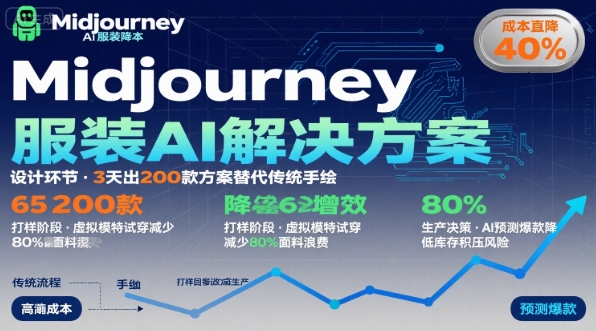 AI在服装领域的运用，使用midjourney做服装辅助企业降低成本-圆梦资源网