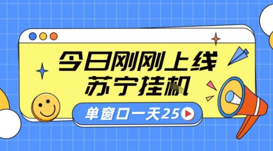 苏宁全自动采集挂G项目 稳定可批量 单窗口收益30+ 附教程【揭秘】-圆梦资源网