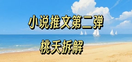 小说推文项目操作全流程第二弹，0粉就能做，门槛低非常适合新手-圆梦资源网