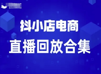 短视频电商：抖小店变现从0到盈利过直播回放-圆梦资源网